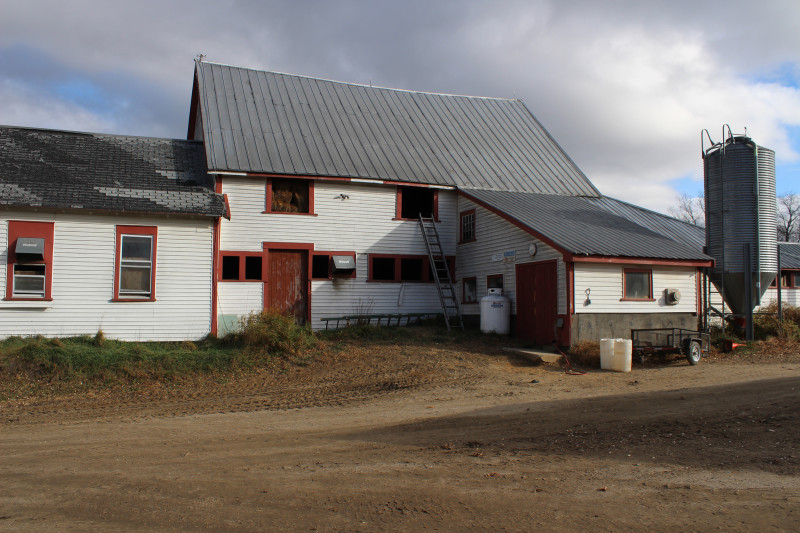 While there is so much new construction going on at Twin Brook Dairy, some of the old buildings do remain.